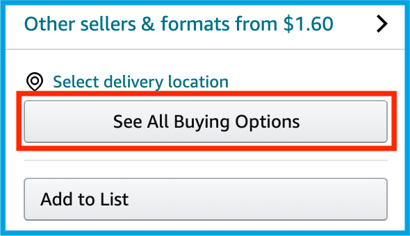 amazon buy box buying options