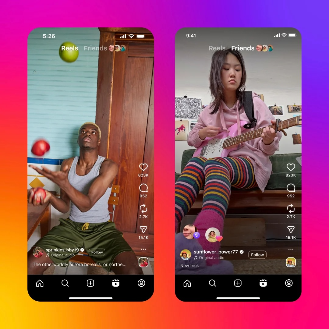 Instagram Friends Tab