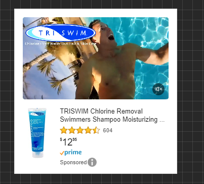 Amazon Sponsored Brand video ad